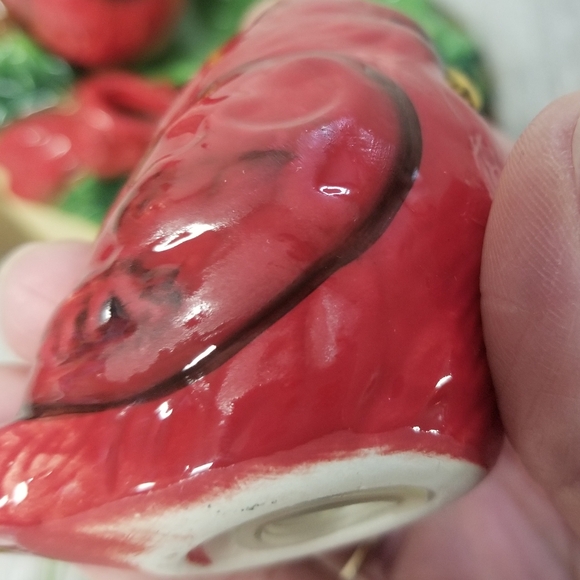 Cardinal salt and pepper shakers with stand - Picture 5 of 13